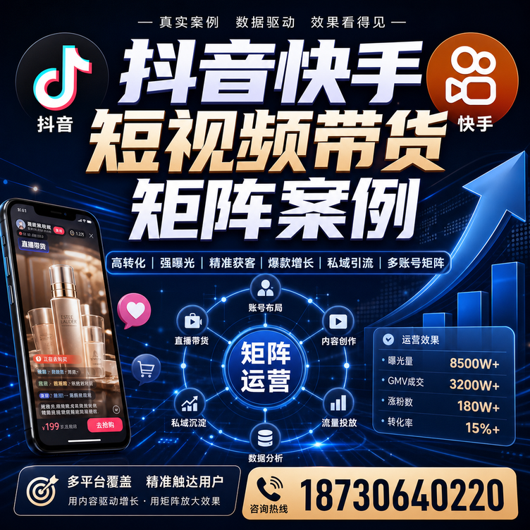 萍乡短视频带货团队多平台矩阵自动分发案例